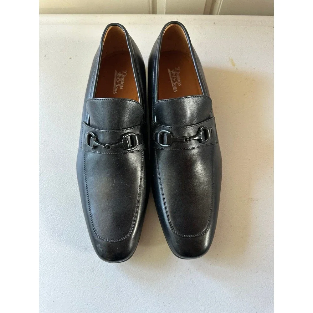 NWOT Dunross & Sons Men's 141307 Ollie Genuine Leather Oxford Dress Shoes 11